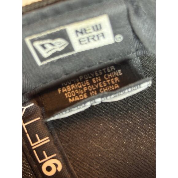 Toronto Raptors Baseball Cap Hat Black Snap Back New Era - Picture 9 of 10